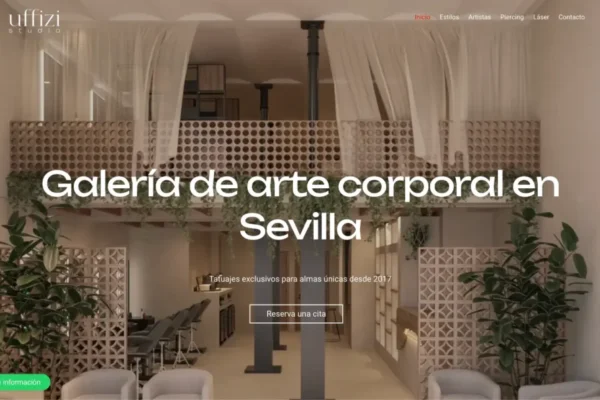 Diseño de web para Uffizi