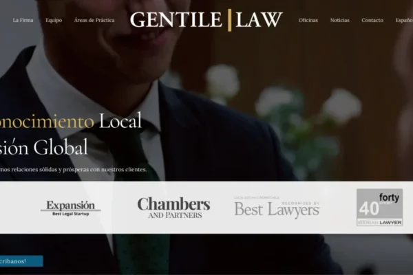 Diseño web para Gentile.Law