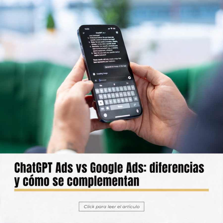 ChatGPT Ads vs Google Ads: diferencias y cómo se complementan